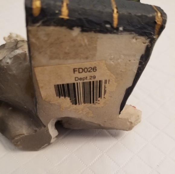 Miniature cat on books and Binoculars figure - Picture 5 of 5